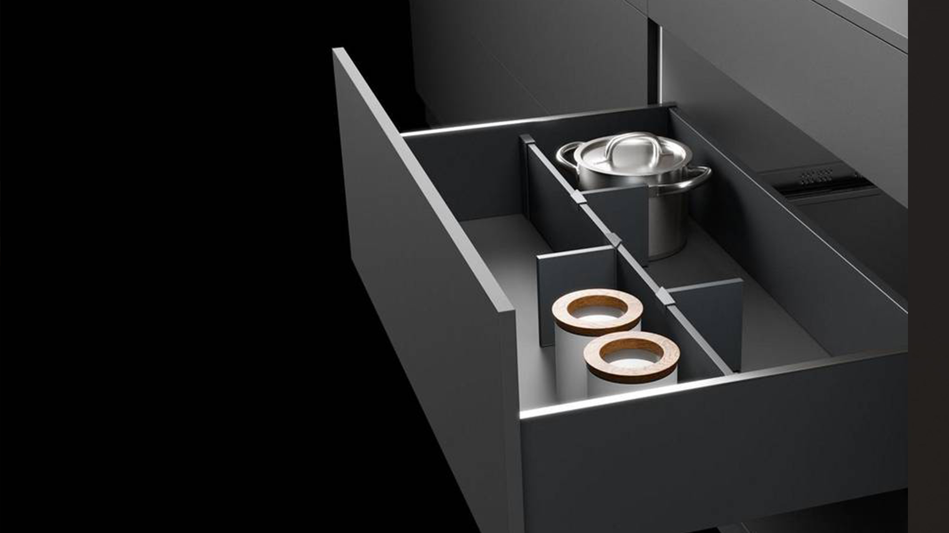 cajón invite cocinas AvanTech YOU de Hettich