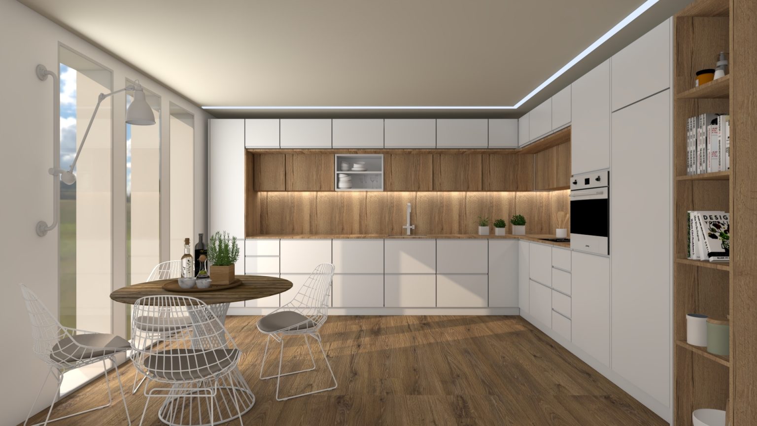 Cocinas de madera acabados
