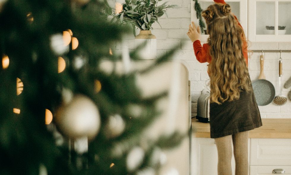 decoración navidad cocina