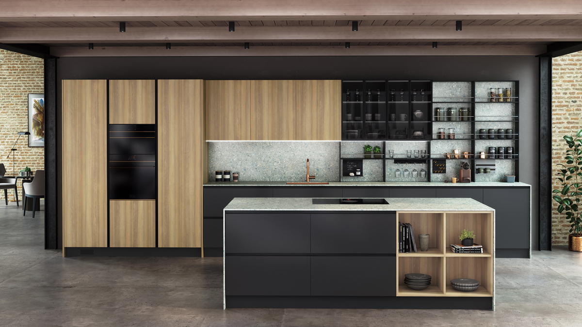 cocina madera elba, alternativa artificial