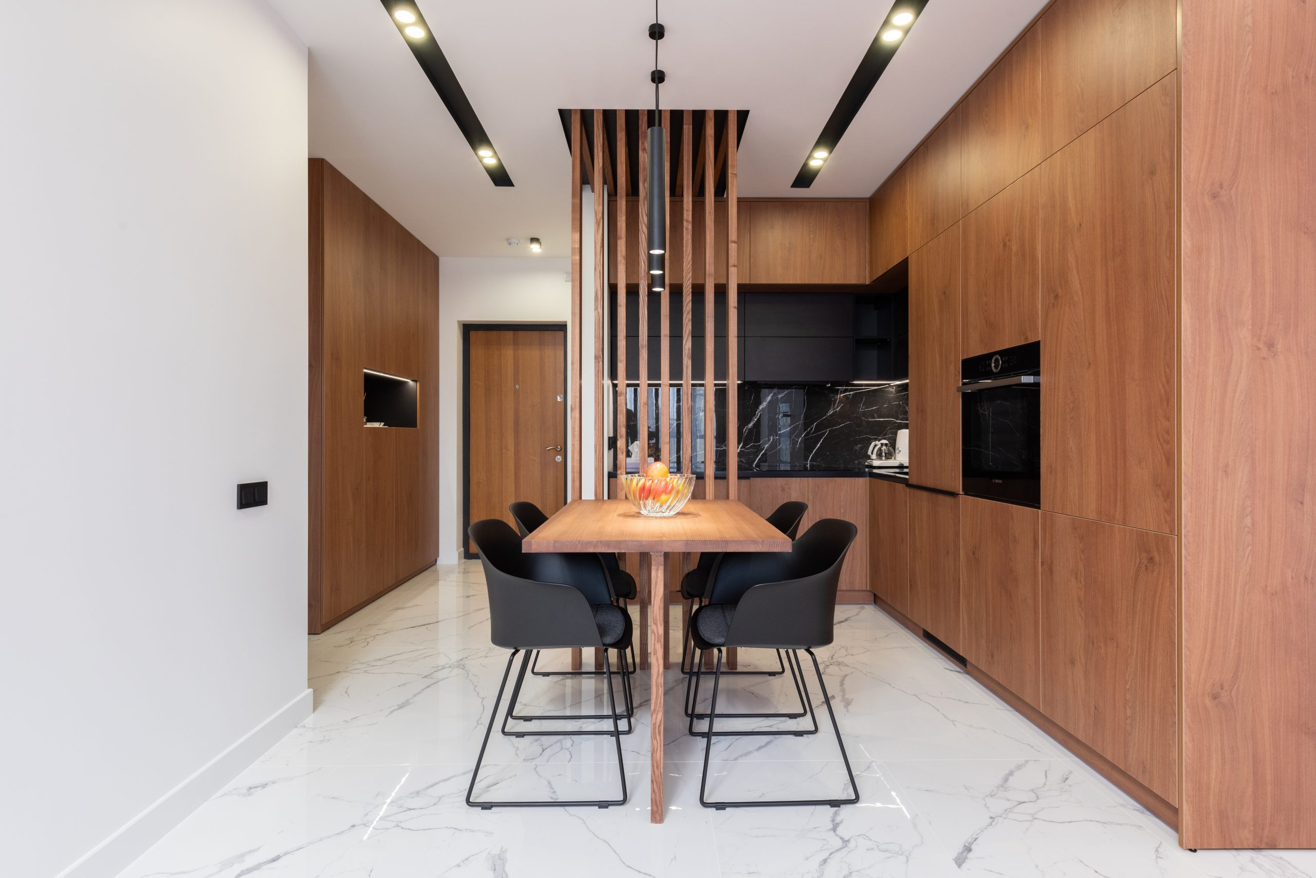 cocina de madera, alternativa artificial